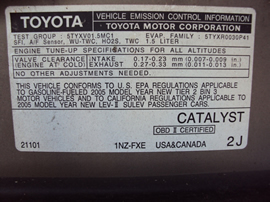 2005 TOYOTA PRIUS 4 DOOR 1.5L AT HYBRID COLOR BEIGE STK Z12313